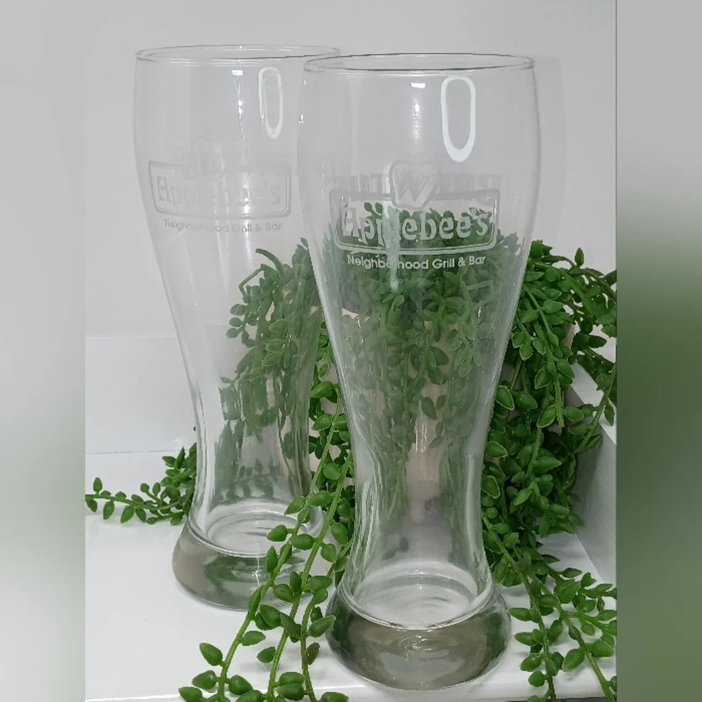 Applebee's Clear Glass Beverage Set